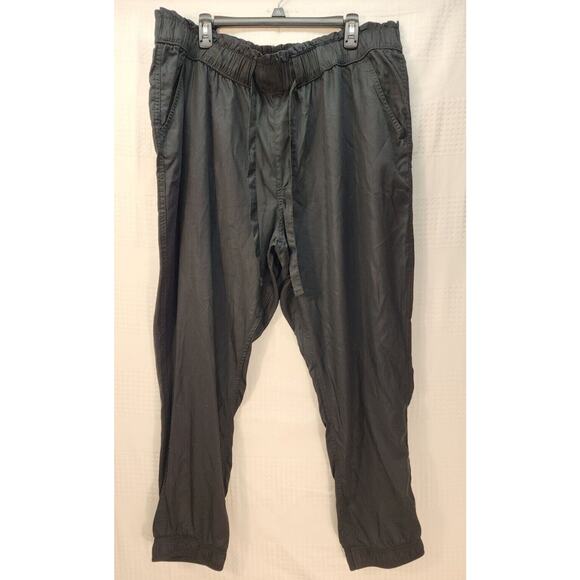 SO Joggers Womens 2X Black High Rise Drawstring Relaxed Fit Elastic waist - Picture 1 of 13